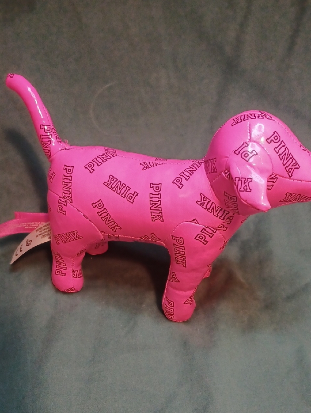 PINK Victoria's Secret Hot Pink Logo Plush